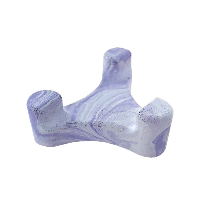 Porte savon "Trident" teinté lavande 